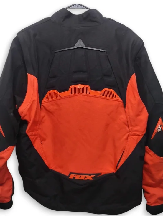 FOX RACING - Men's Black & Red 360 Convertible Motorcycle Riding Jacket Medium - Picture 6 of 6